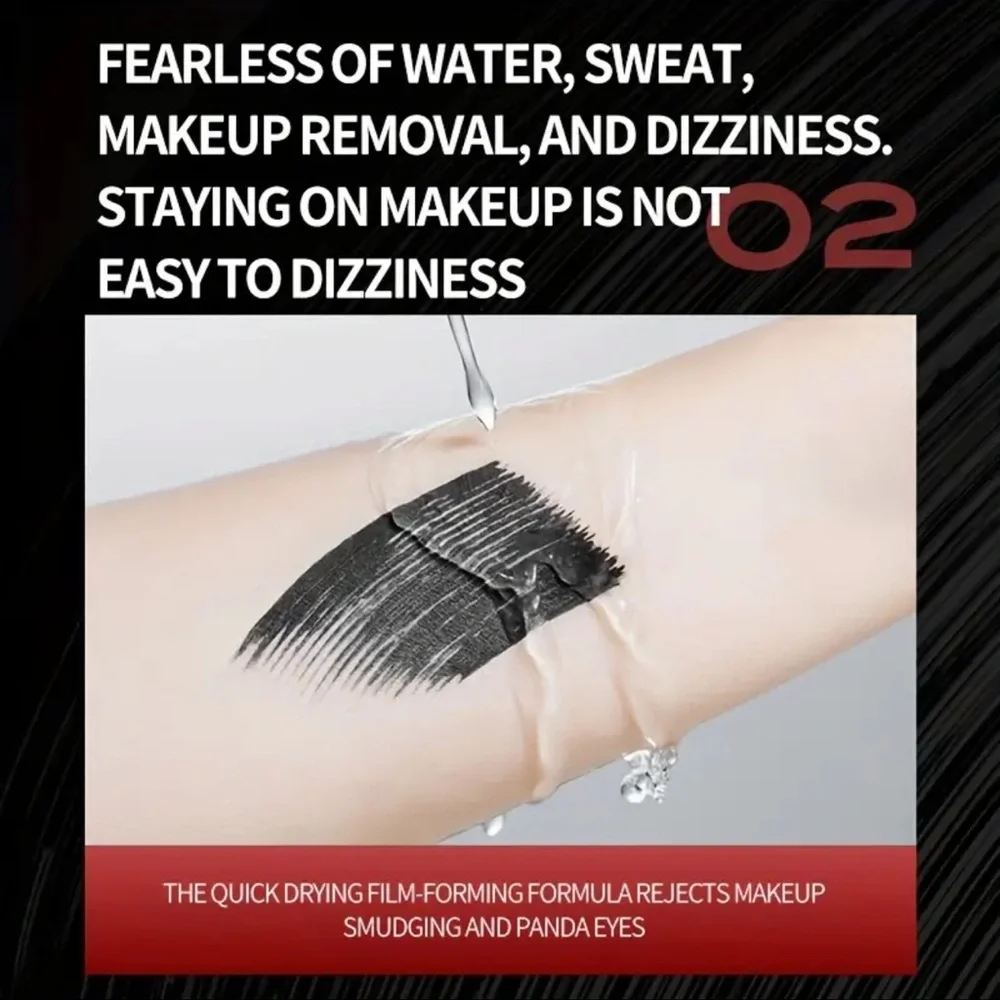 Mascara, Waterproof Black Mascara, NEW, Black, Beautiful Violin Design